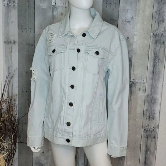 Show Me Your MuMu Drine Denim Jacket - Picture 1 of 12